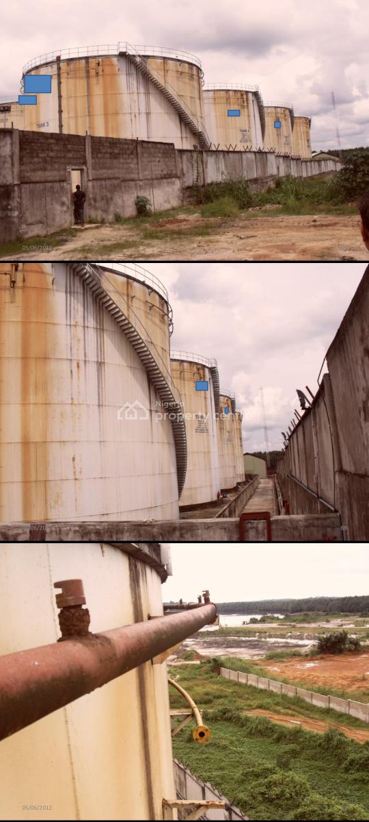 6.4million Litres Capacity Premium Class Tank Farm with a Jetty, Iwofe, Port Harcourt, Rivers, Tank Farm for Sale