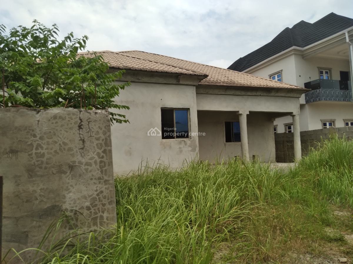 a 5 Bedroom House on Carcass Level Fixed Windows., Off Lagasa Road, Eputu, Ibeju Lekki, Lagos, Detached Bungalow for Sale
