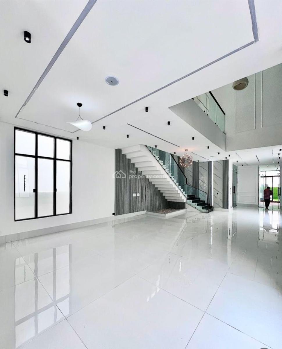 Contemporary 5  Bedroom Fully Detached  Duplex with Bq, Chevron, Lekki, Lagos, Detached Duplex for Sale