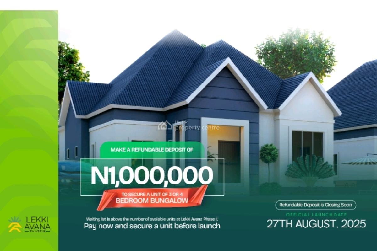 *3 Bedroom Bungalow Without Pool* *promo Price*selling Pr, *4 Bedroom Bungalow Without Pool*  *promo Price*70m, Ibeju Lekki, Lagos, Detached Bungalow for Sale