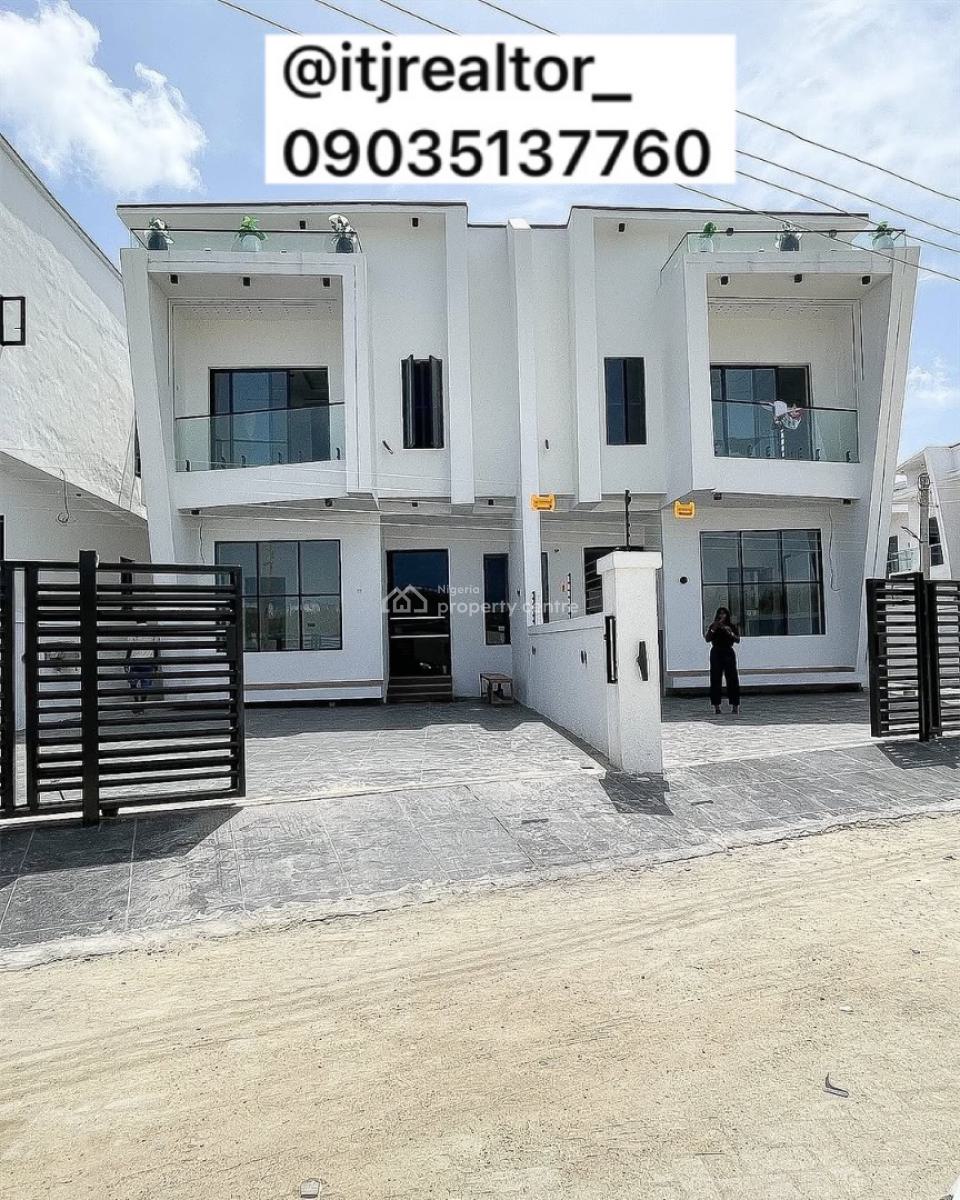 Modern 4 Bedroom Semi Detached Duplex with Bq, Ajah, Ajah, Lagos, Semi-detached Duplex for Sale