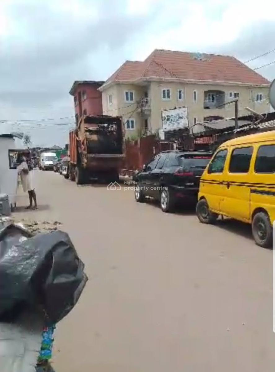 Cornerpiece Land Measuring 2 Plots (video Available on Request(, Ogunlana Street Off Ijesha Road, Surulere, Lagos, Mixed-use Land for Sale