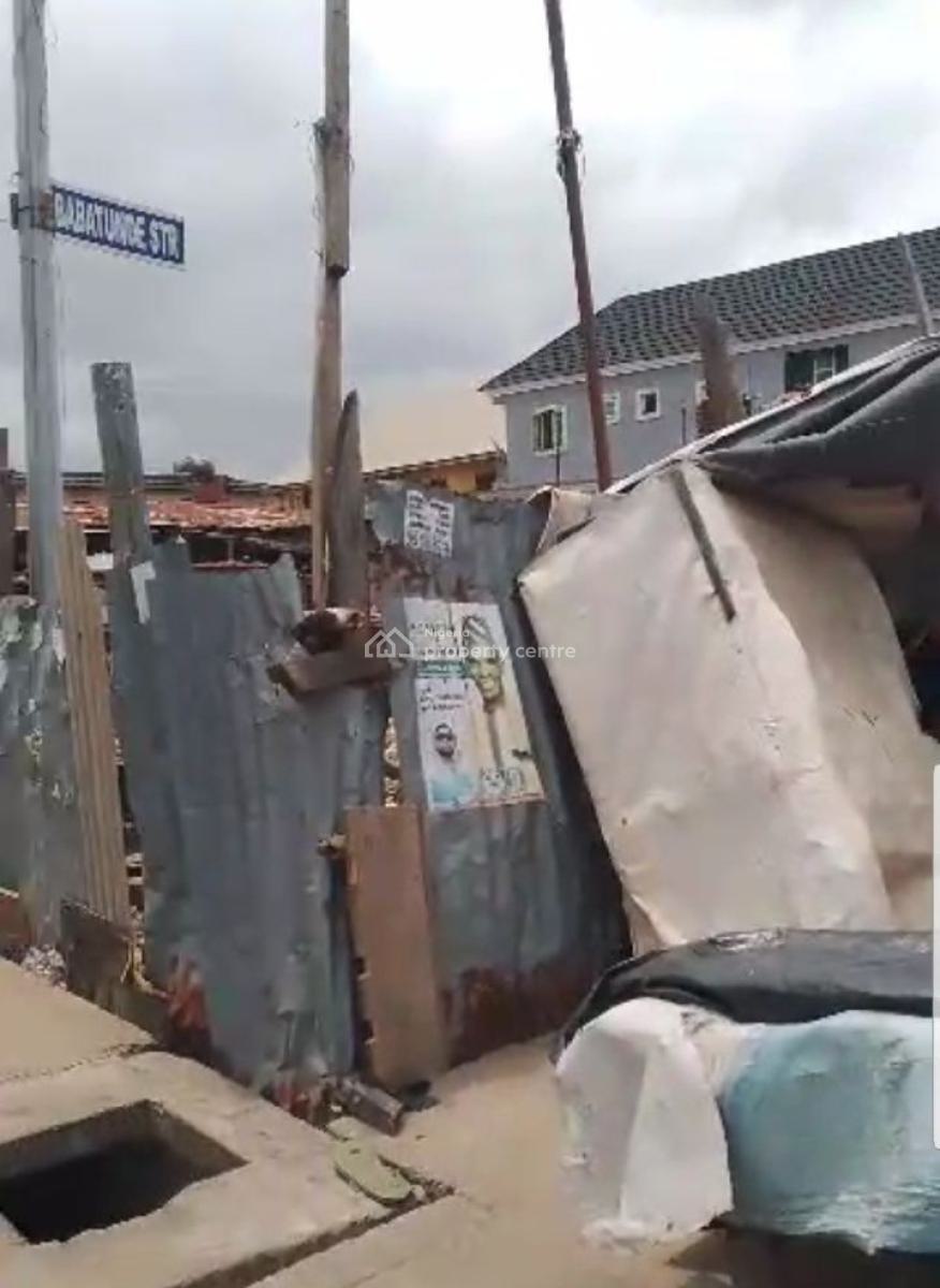 Cornerpiece Land Measuring 2 Plots (video Available on Request(, Ogunlana Street Off Ijesha Road, Surulere, Lagos, Mixed-use Land for Sale