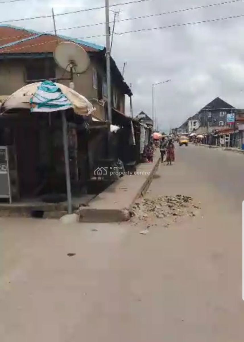 Cornerpiece Land Measuring 2 Plots (video Available on Request(, Ogunlana Street Off Ijesha Road, Surulere, Lagos, Mixed-use Land for Sale