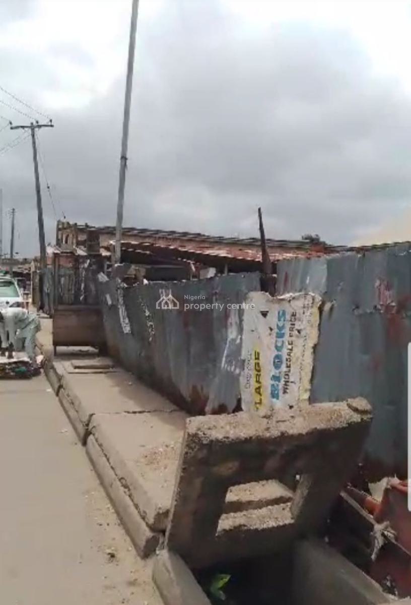 Cornerpiece Land Measuring 2 Plots (video Available on Request(, Ogunlana Street Off Ijesha Road, Surulere, Lagos, Mixed-use Land for Sale