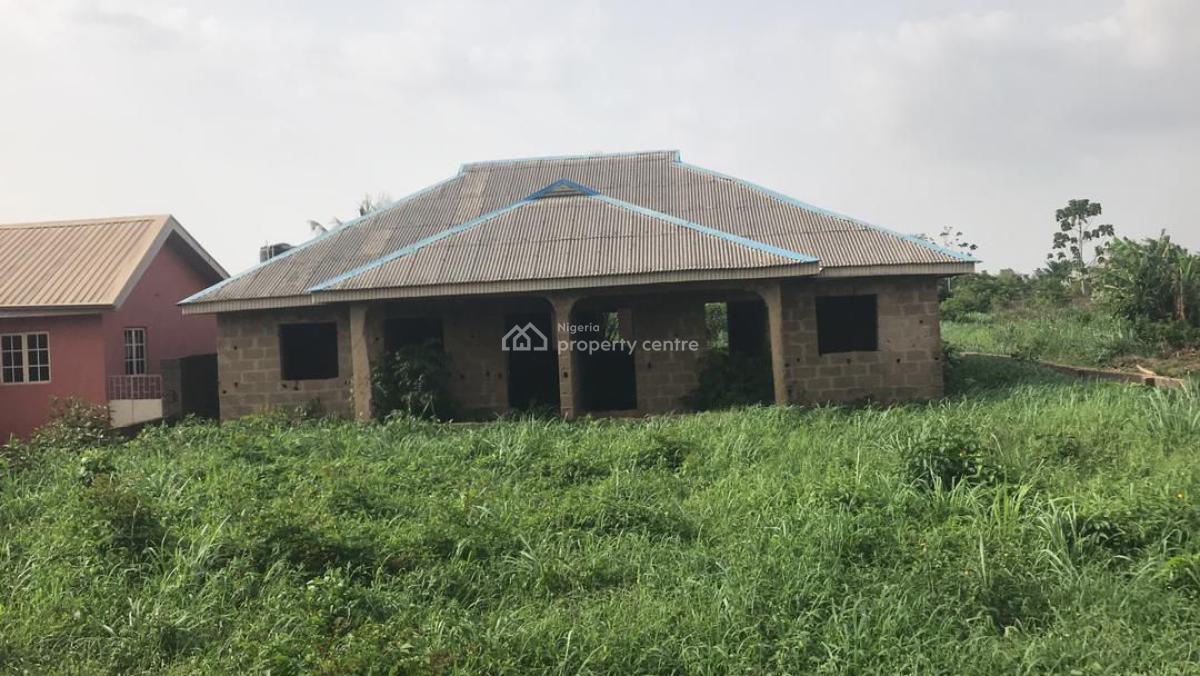 Uncompleted Structure of 2 Units of 2 Bedroom Flat in a Serene Area, Ogijo, Ikorodu, Lagos, House for Sale