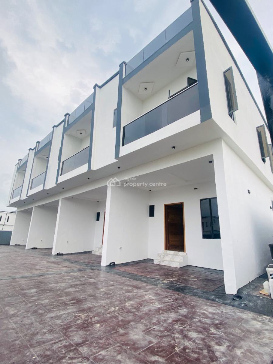 Newly Built 3 Bedroom Terrace Duplex with Bq, Well Finished House, Lbs, Ajah, Lagos, Terraced Duplex for Sale