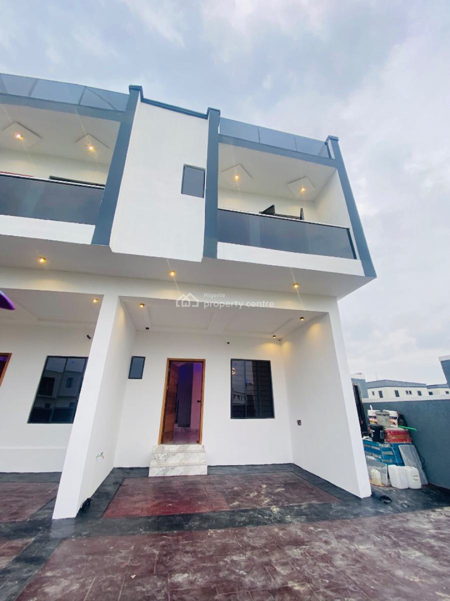 Newly Built 3 Bedroom Terrace Duplex with Bq, Well Finished House, Lbs, Ajah, Lagos, Terraced Duplex for Sale