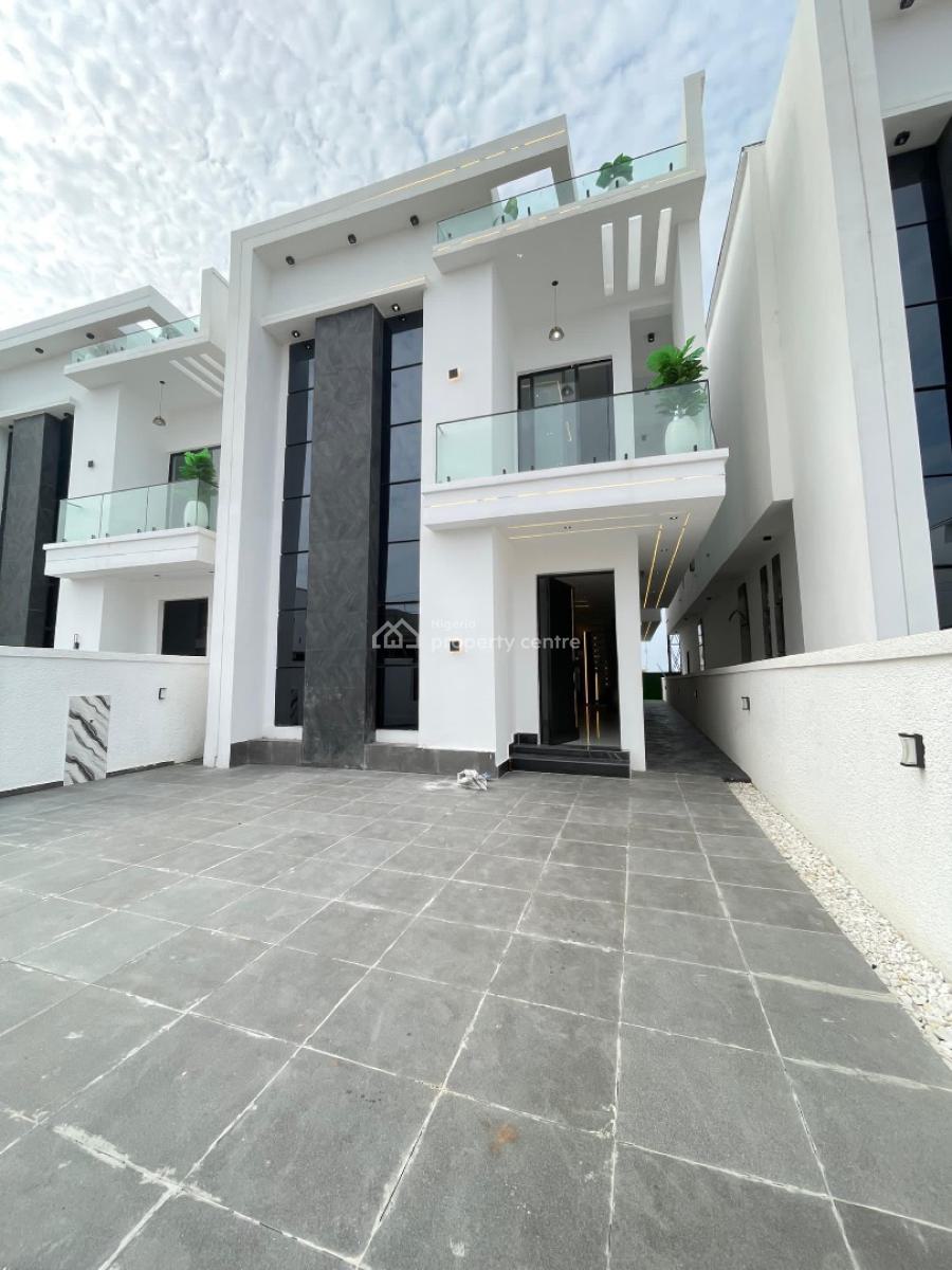 Brand New 5 Bedroom Fully Detached Smart Duplex with Pool, Ajah, Lagos, Detached Duplex for Sale