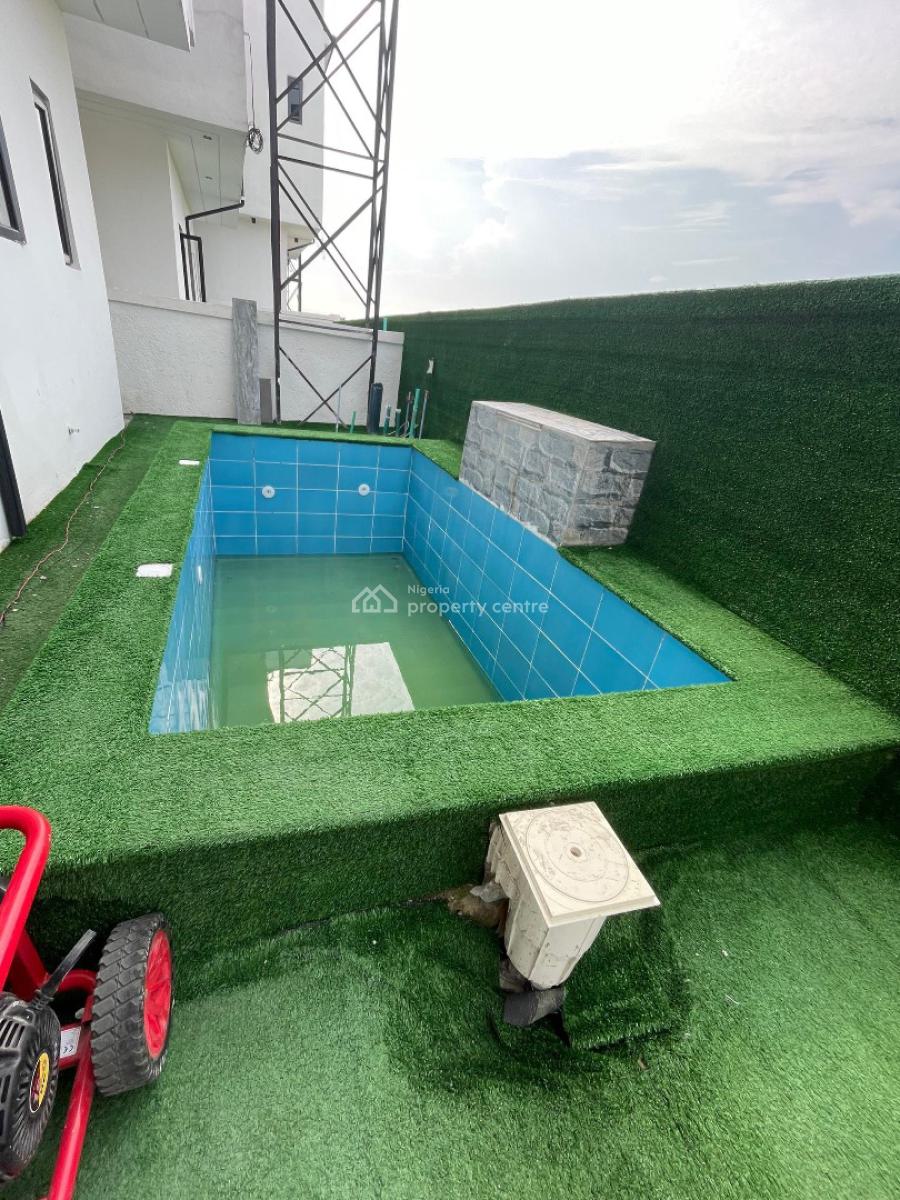Brand New 5 Bedroom Fully Detached Smart Duplex with Pool, Ajah, Lagos, Detached Duplex for Sale