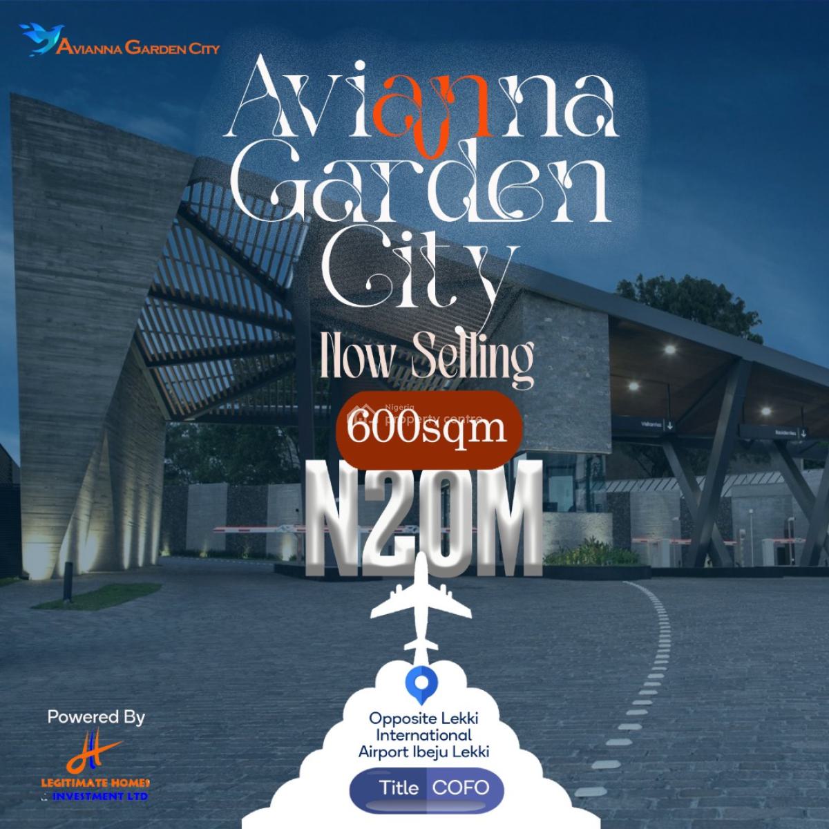 Avianna Garden City ( Beautiful Offer in a Very Developed Area), Ibeju Lekki, Lagos, Mixed-use Land for Sale