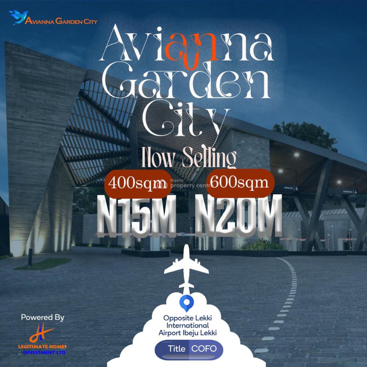 Avianna Garden City ( Beautiful Offer in a Very Developed Area), Ibeju Lekki, Lagos, Mixed-use Land for Sale