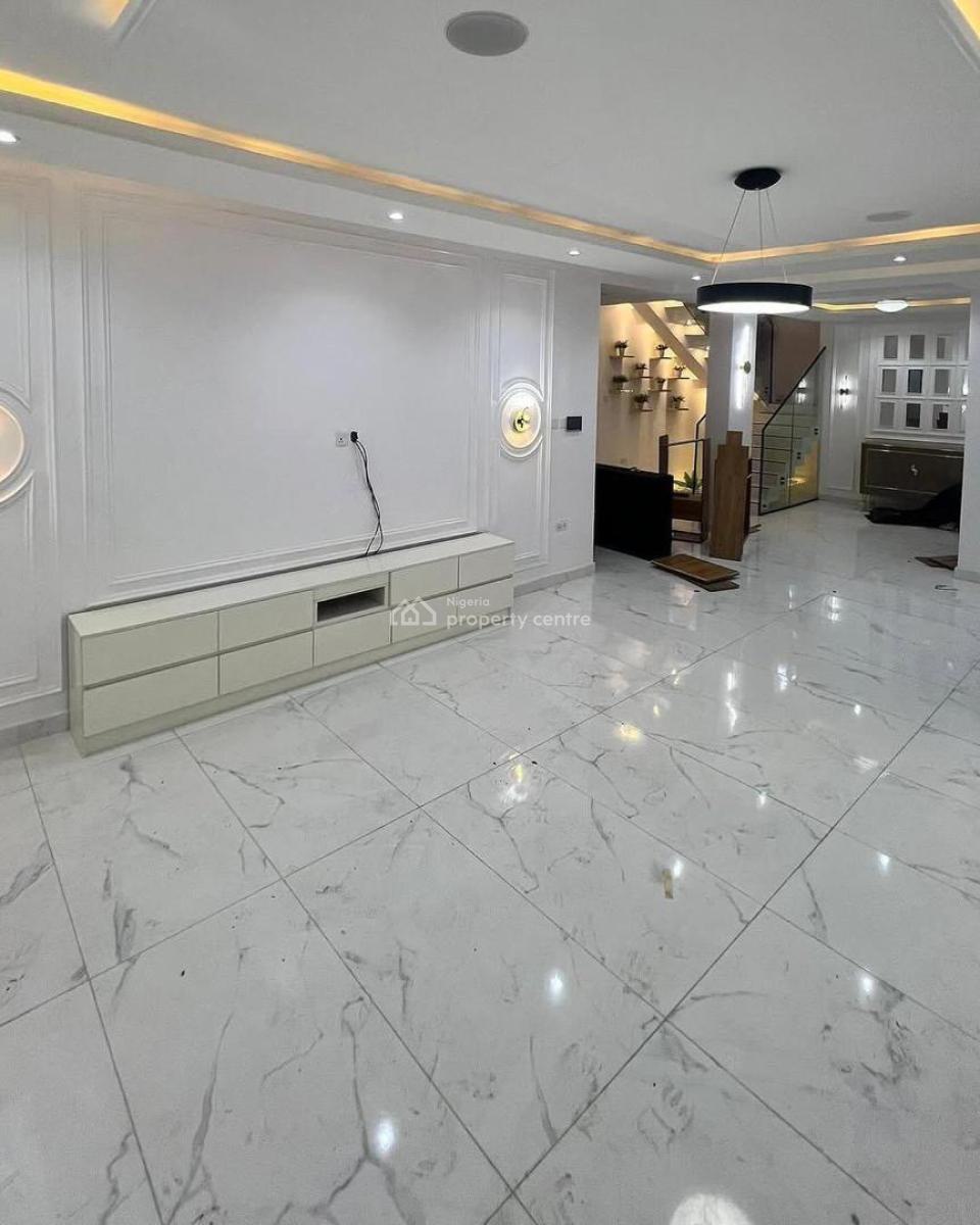 Luxury Finished 4 Bedroom Maisonette with Bq, Private Cinema, Pool, Lekki Phase 1, Lekki, Lagos, House for Sale