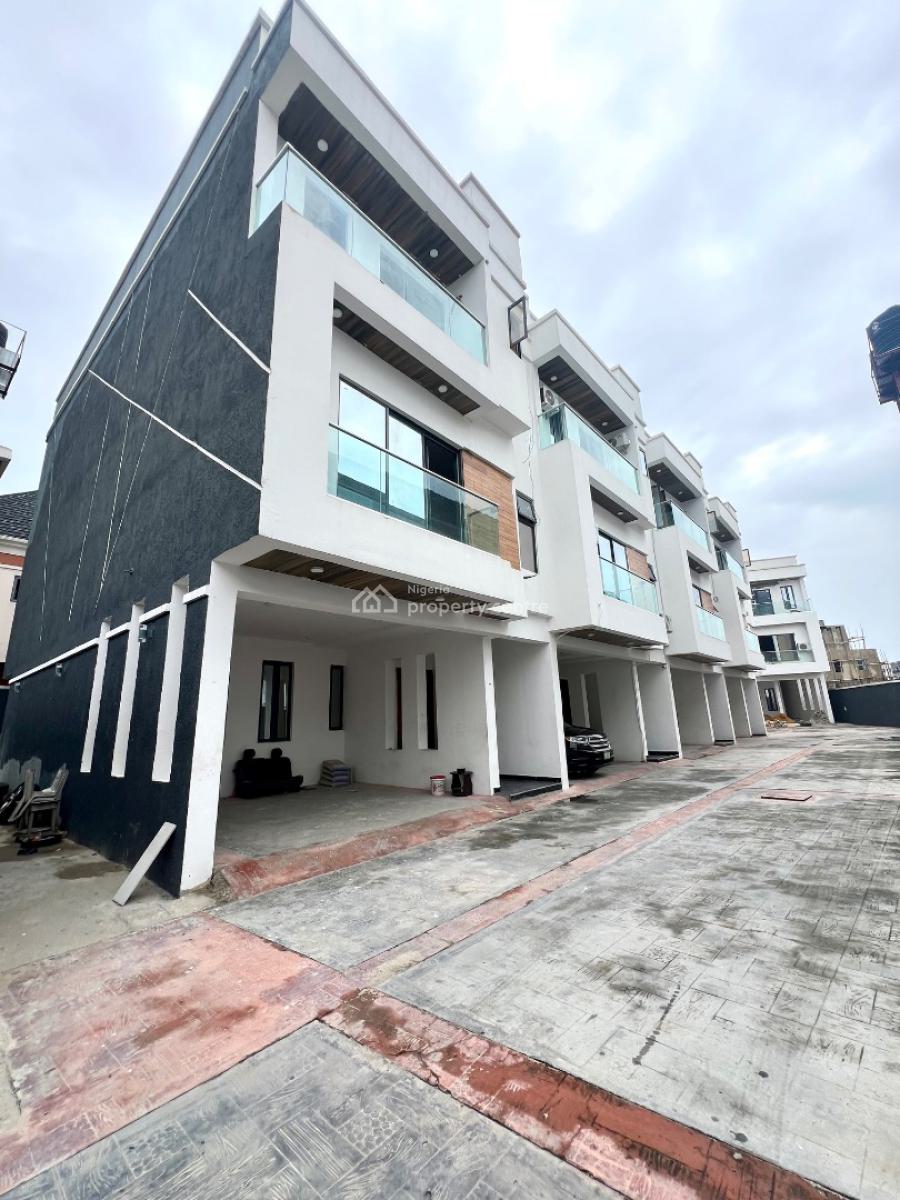 Newly 4bedroom Terrace Duplex with a Bq, Ikate, Lekki, Lagos, House for Sale