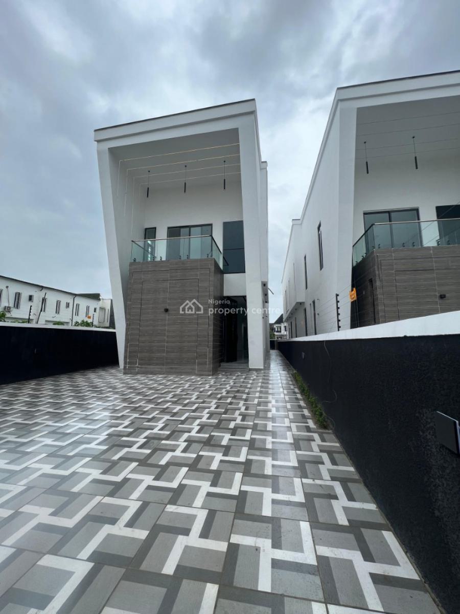 Luxury  5 Bedroom Fully Detached Duplex with a Bq & Pool, Chevron Toll Gate, Orchid Road, Lekki, Lagos, Detached Duplex for Sale