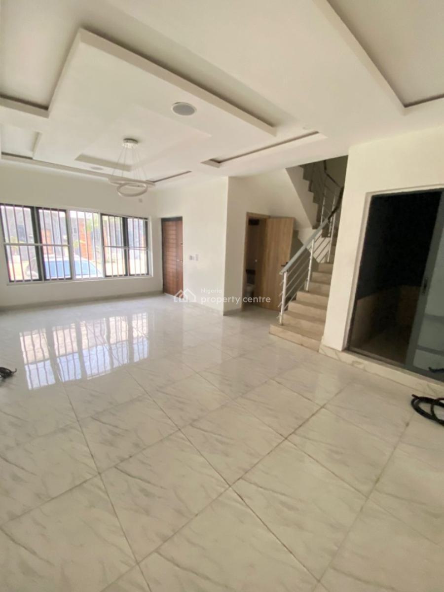Tastefully Finished Serviced 4 Bedroom Terrace House, Estate Off Abraham Adesanya Road, Ajah, Lagos, Terraced Duplex for Rent