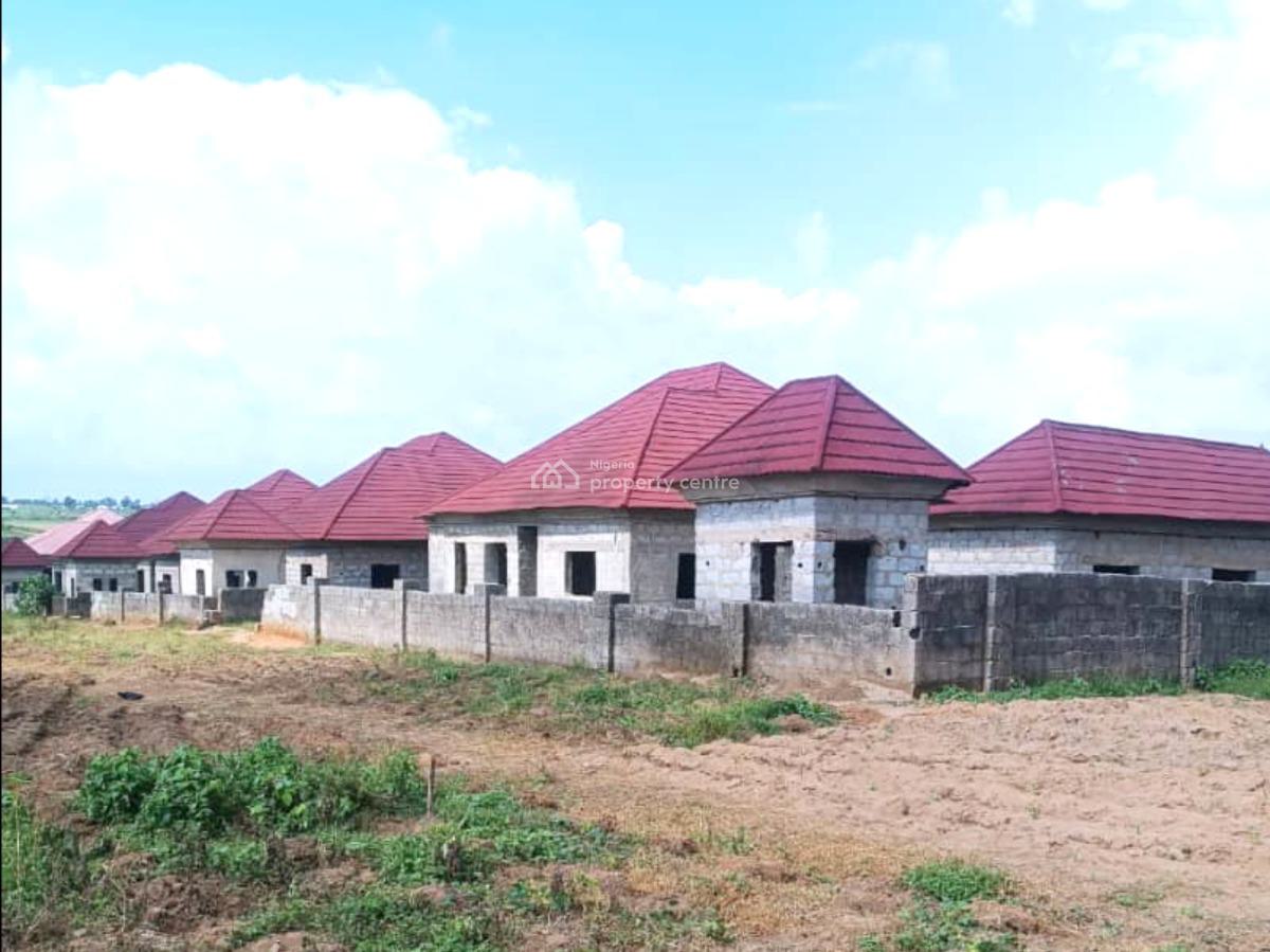 4 Bedroom Detached Bungalow with 2 Bedroom Bq (semi Finished), Airport Road By Efab Dinamite & Dis Estate, Kyami, Abuja, Detached Bungalow for Sale