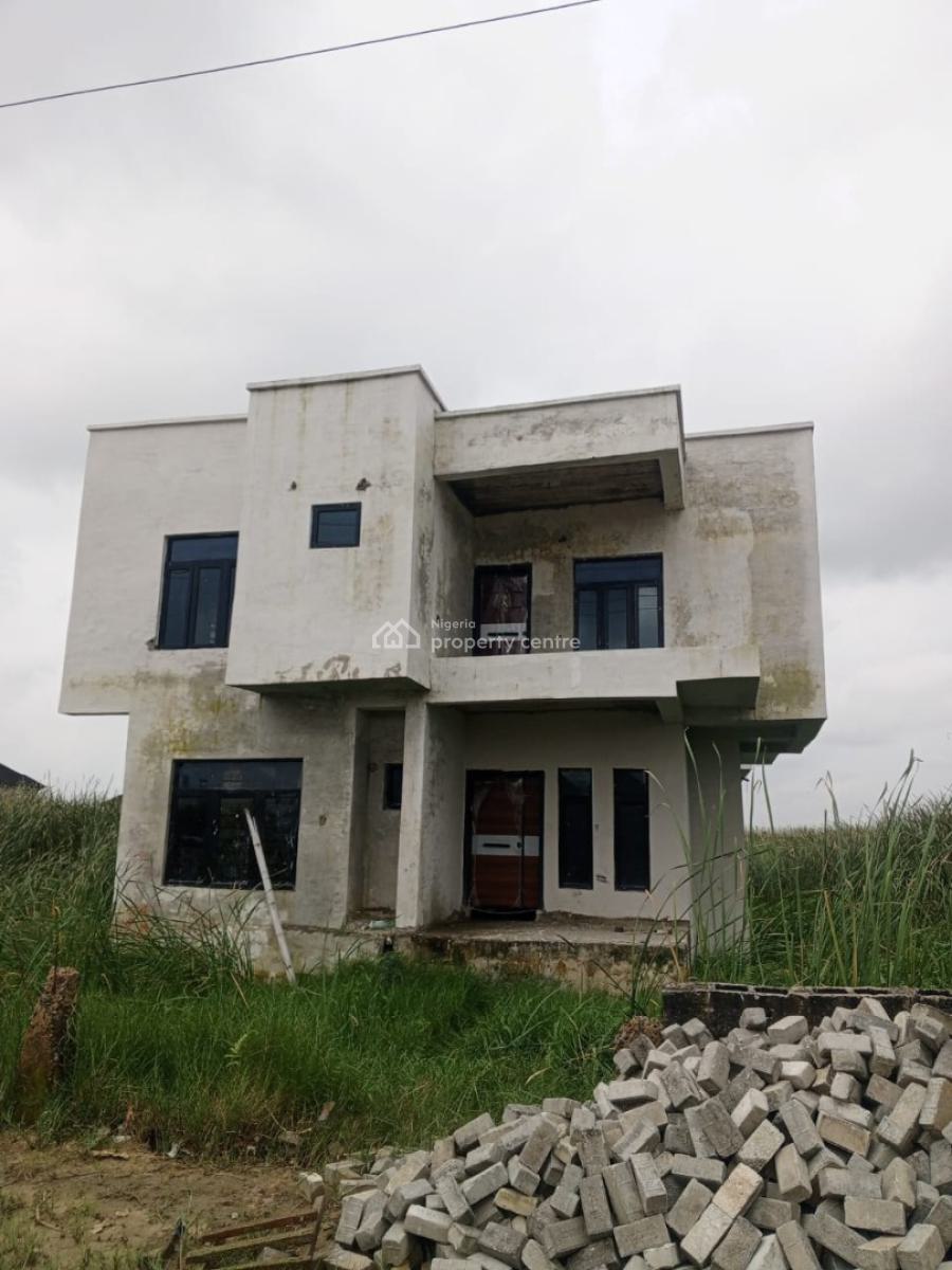 4 Bedroom Duplex Stand Along Building in Sangotedo, Sangotedo, Ajah, Lagos, Detached Duplex for Sale