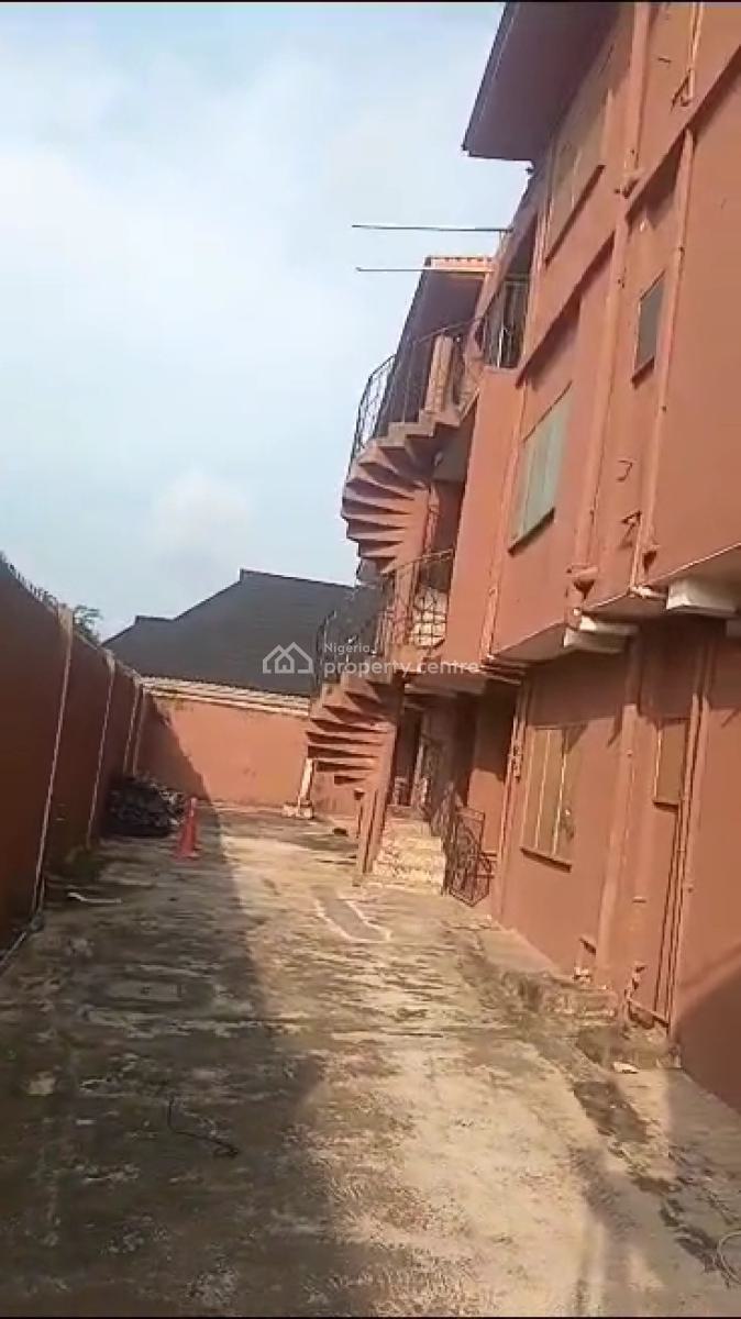 Block of 6 Flats with 3 Room Bq, Gated Street Off Ijaiye Road Ifako Ijaiye,ojokoro Lcda Lagos State. Go, Ojokoro, Ifako-ijaiye, Lagos, Block of Flats for Sale