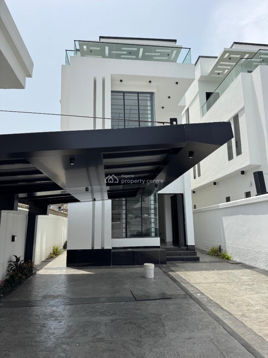 Stunning 5 Bedroom Fully Detached Duplex with a Bq and a Pool, Osapa, Lekki, Lagos, House for Sale