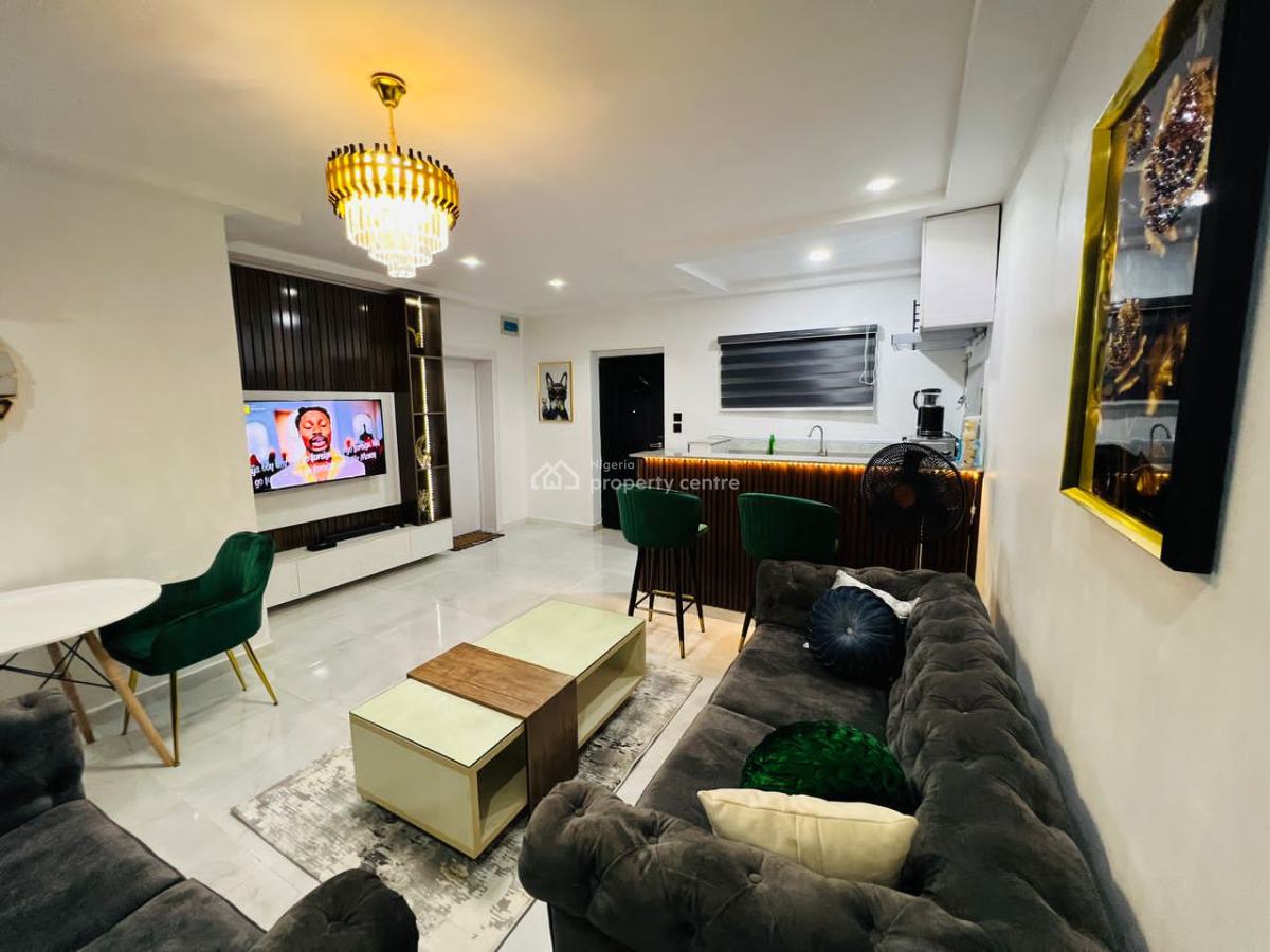 Furnished Room and Parlor with Pool Fully Serviced, Ikate, Lekki, Lagos, Mini Flat (room and Parlour) for Rent
