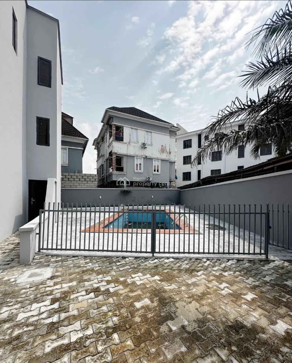 4 Bedroom Terrace Duplex with a Bq and Pool, Ologolo Lekki, Lekki, Lagos, Terraced Duplex for Sale