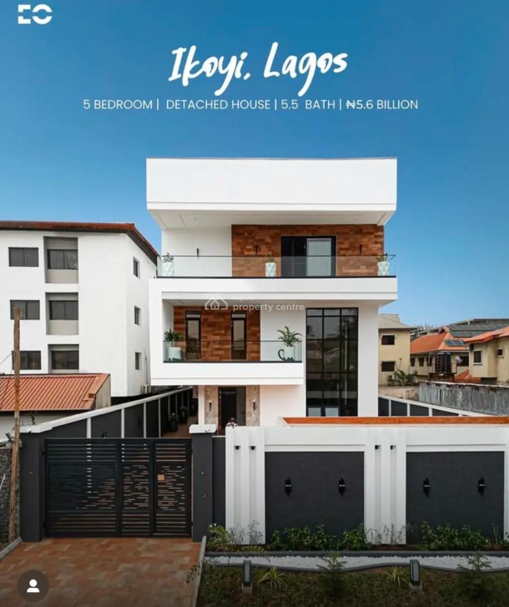 Beautiful 5bedroom Detached Duplex, Ikoyi, Lagos, Detached Duplex for Sale