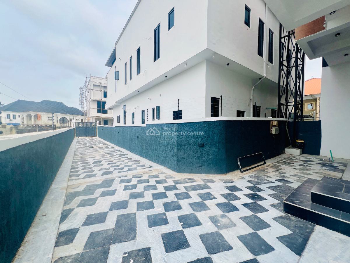 Newly Built 4 Bedroom Duplex in a Secure Estate, Sangotedo, Ajah, Lagos, Semi-detached Duplex for Sale