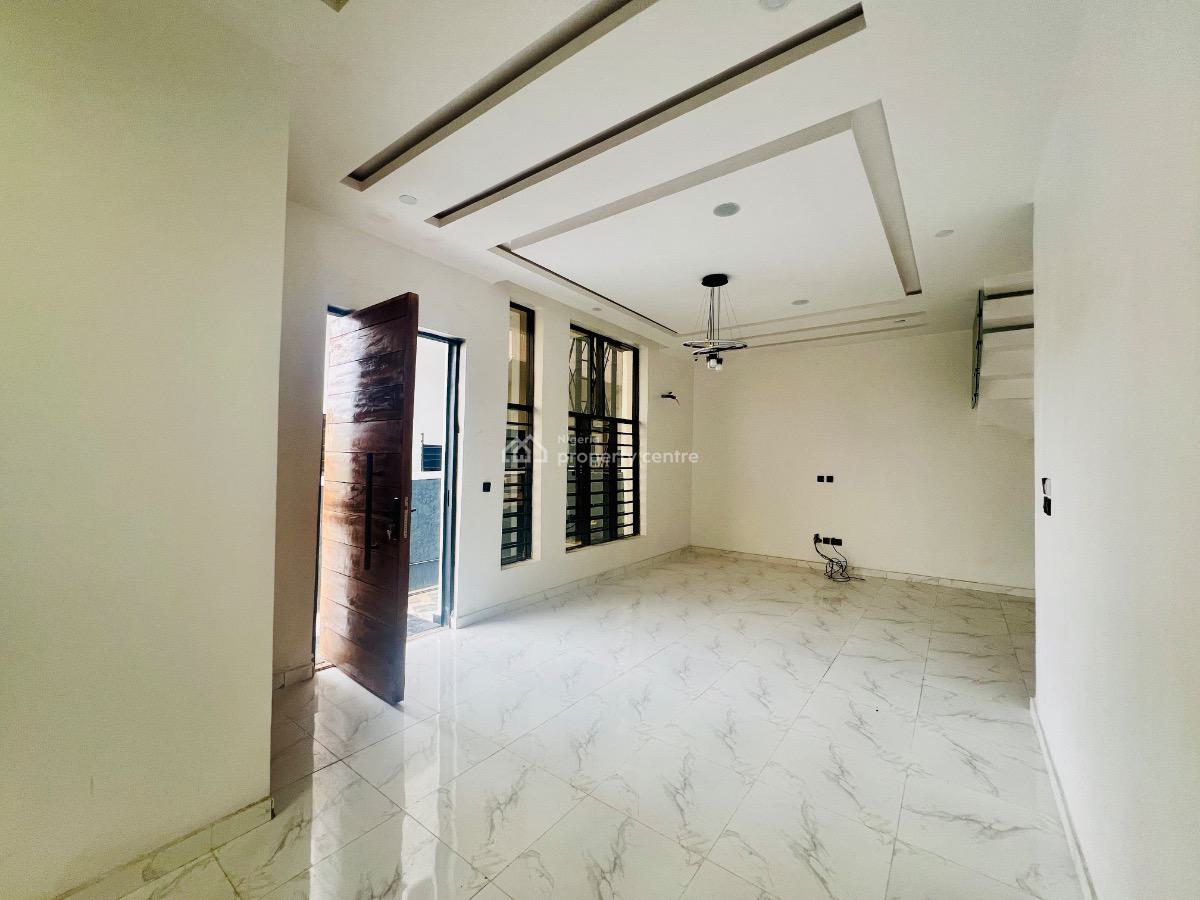Newly Built 4 Bedroom Duplex in a Secure Estate, Sangotedo, Ajah, Lagos, Semi-detached Duplex for Sale