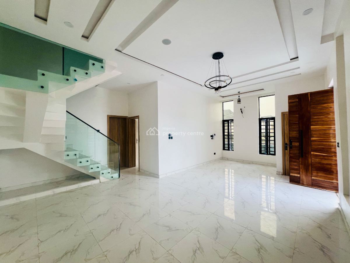 Newly Built 4 Bedroom Duplex in a Secure Estate, Sangotedo, Ajah, Lagos, Semi-detached Duplex for Sale