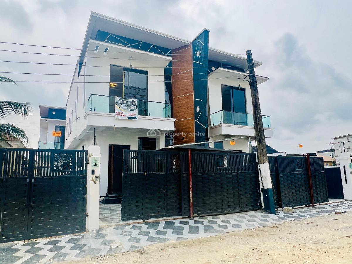 Brand New 4 Bedroom Duplex in a Prime and Secure Estate, Sangotedo, Ajah, Lagos, Semi-detached Duplex for Sale