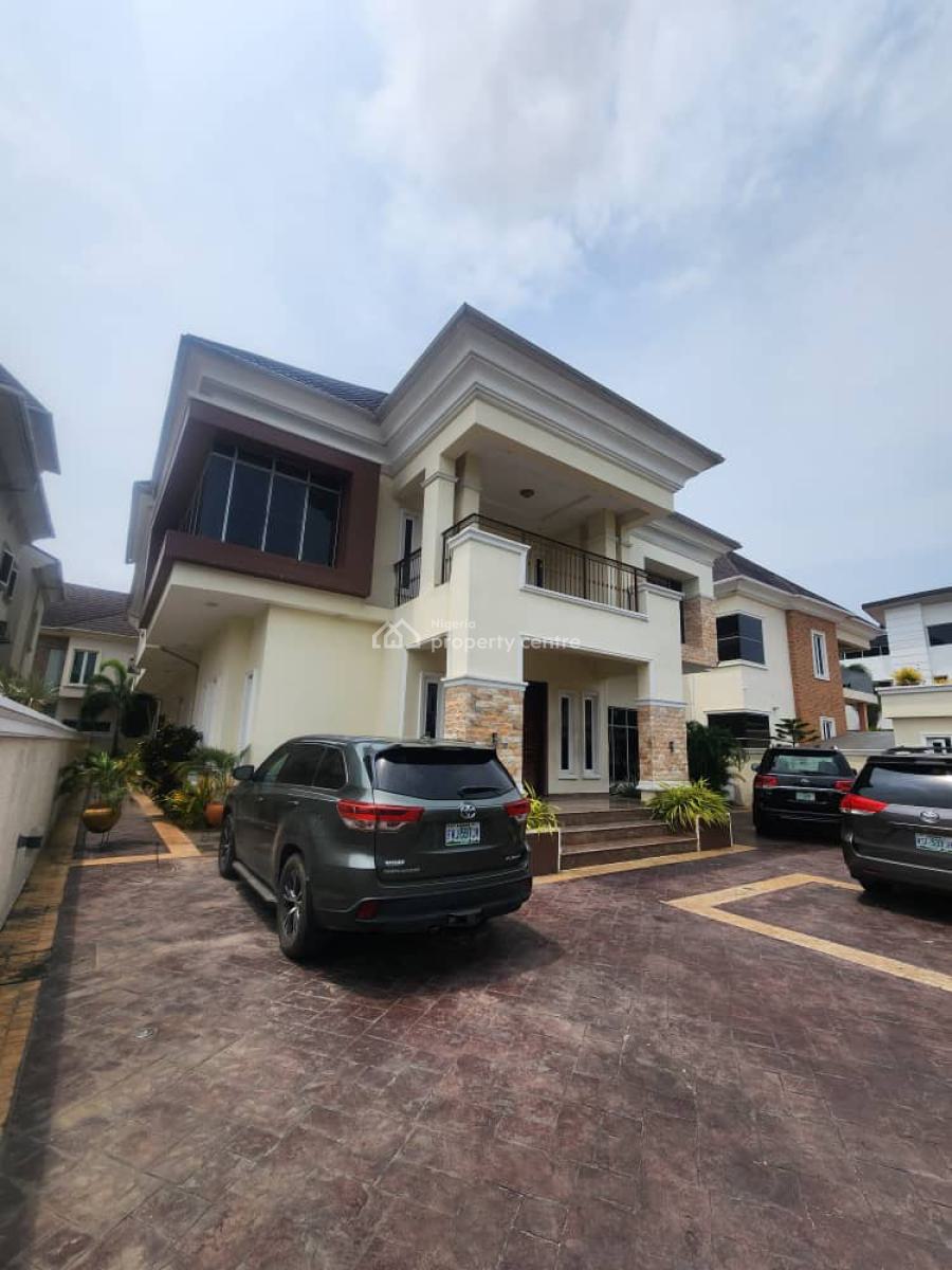 Executive 6-bedroom Fully Detached House  Comes with 1 Room Bq, Pinnock Beach Estate, Osapa, Lekki, Lagos, House for Sale