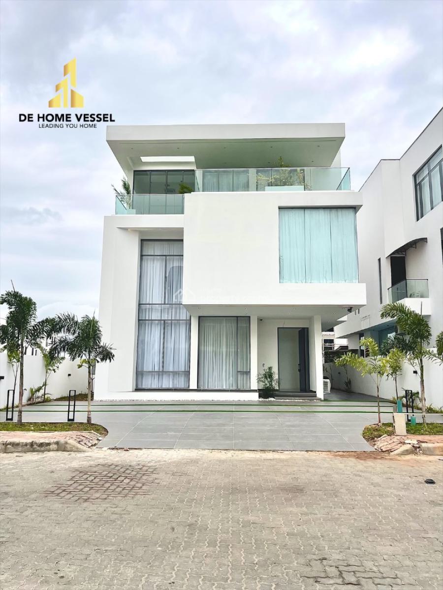 Gloriously Perched Luxury 5 Bed Detached Smart Home with  Elevator, Ikate, Lekki, Lagos, Detached Duplex for Sale