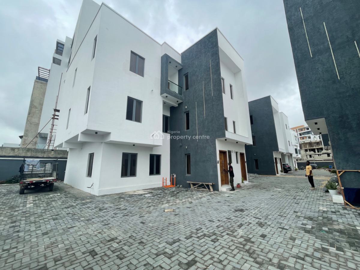 a Brand New  4 Bedroom Semi Detached House with Bq, Ikate, Lekki, Lagos, House for Rent