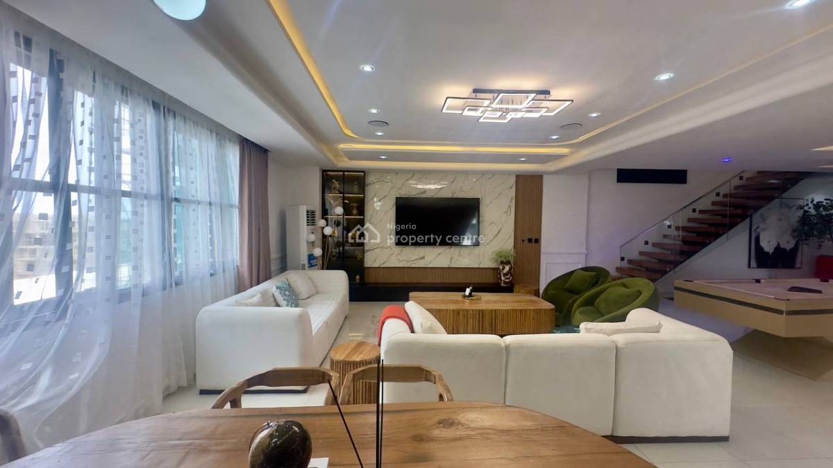 6th Floor Furnished 3 Bed Maisonette with Bq in an Estate -gov Consent, Richmond Pearl Estate, Off Freedom Way, Lekki Phase 1, Lekki, Lagos, House for Sale