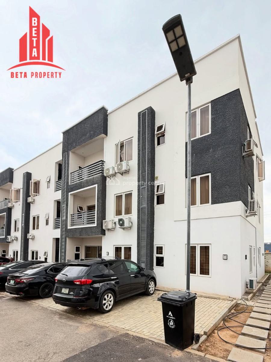 3 Bedroom Serviced Apartment with Tarred Access Roads, Life Camp, Abuja, Flat / Apartment for Rent