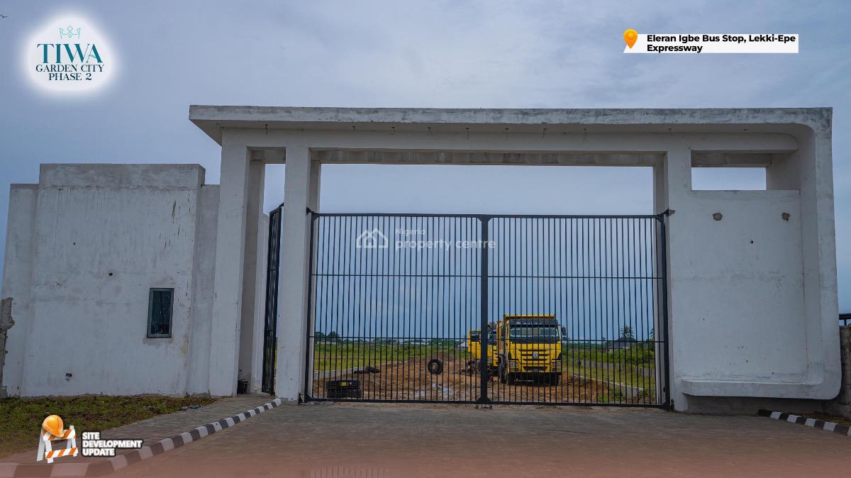 100% Acres of Dry Land with C of O Title in a Strategic Location, Tiwa Garden Phase 2, Eleranigbe, Ibeju Lekki, Lagos, Mixed-use Land for Sale