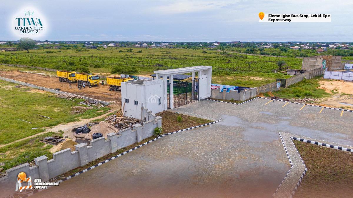 100% Acres of Dry Land with C of O Title in a Strategic Location, Tiwa Garden Phase 2, Eleranigbe, Ibeju Lekki, Lagos, Mixed-use Land for Sale