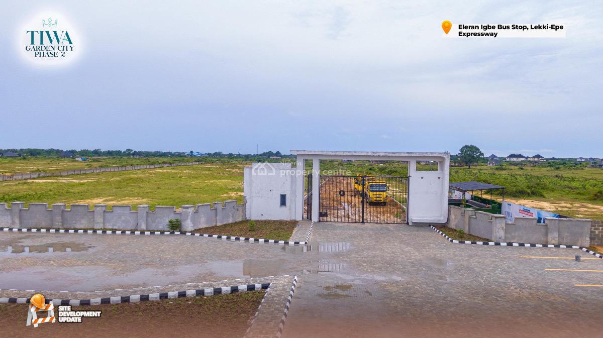 100% Acres of Dry Land with C of O Title in a Strategic Location, Tiwa Garden Phase 2, Eleranigbe, Ibeju Lekki, Lagos, Mixed-use Land for Sale