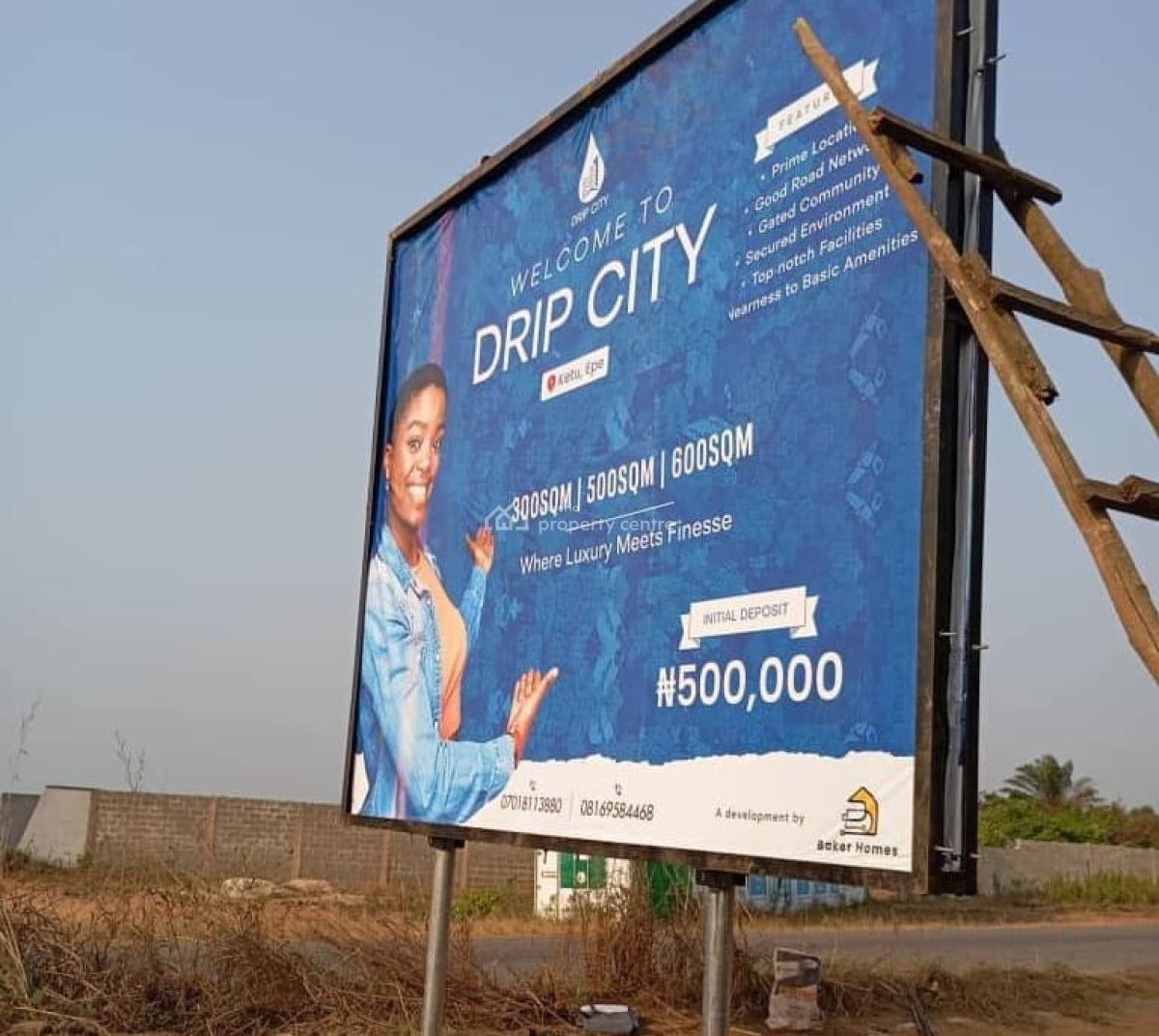 C of O Land -- Exclusive Residential Enclave, Drip City Estate, Ketu, Epe, Lagos, Mixed-use Land for Sale