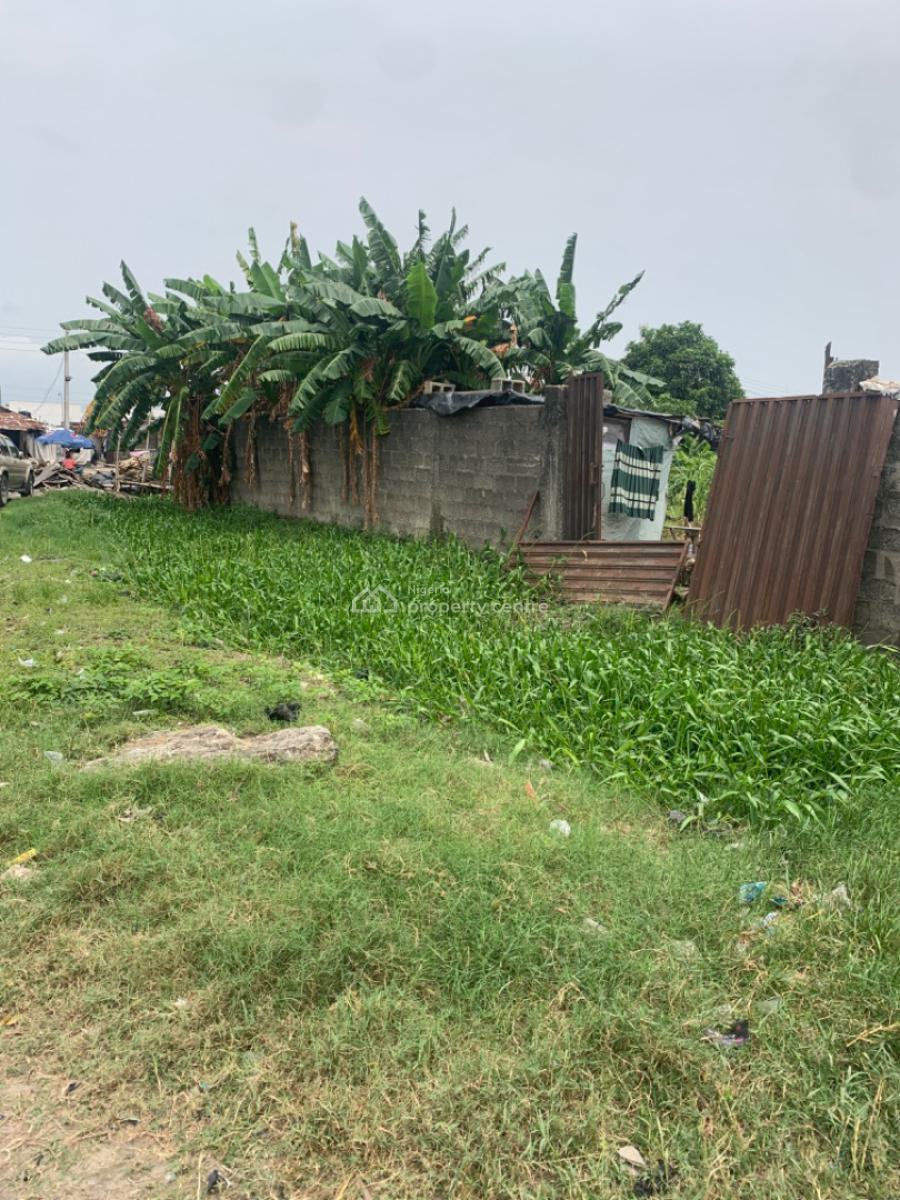 Corner Piece Fenced and Dry Land in a Serene Environment, Mobil Road, Ilaje, Ajah, Lagos, Land for Sale