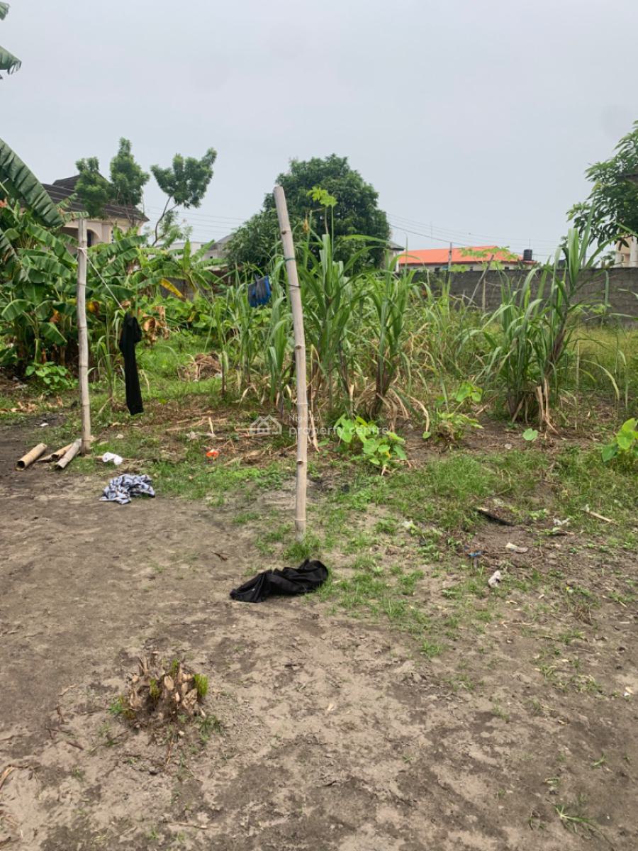 Corner Piece Fenced and Dry Land in a Serene Environment, Mobil Road, Ilaje, Ajah, Lagos, Land for Sale