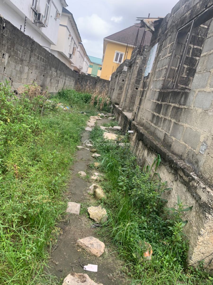 Dry Land with an Uncompleted Building Very Close to D Road, Mobil Road, Ilaje, Ajah, Lagos, Mixed-use Land for Sale