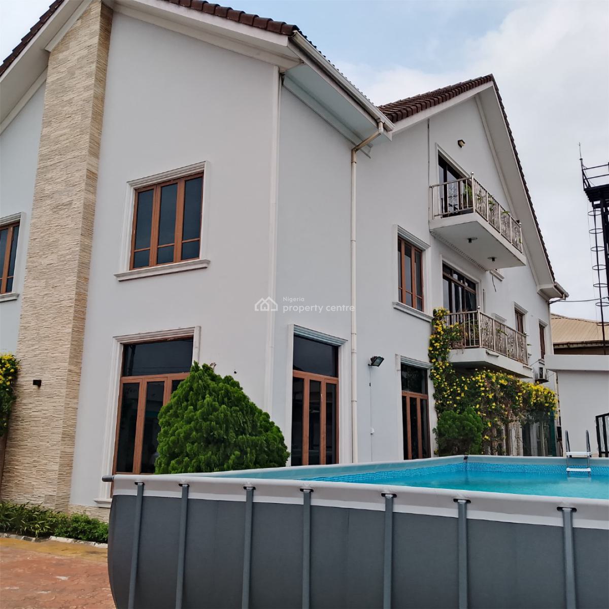 6 Bedroom Self Compound Apartment with Swimming Pool, Adeniyi Jones, Ikeja, Lagos, Detached Duplex Short Let