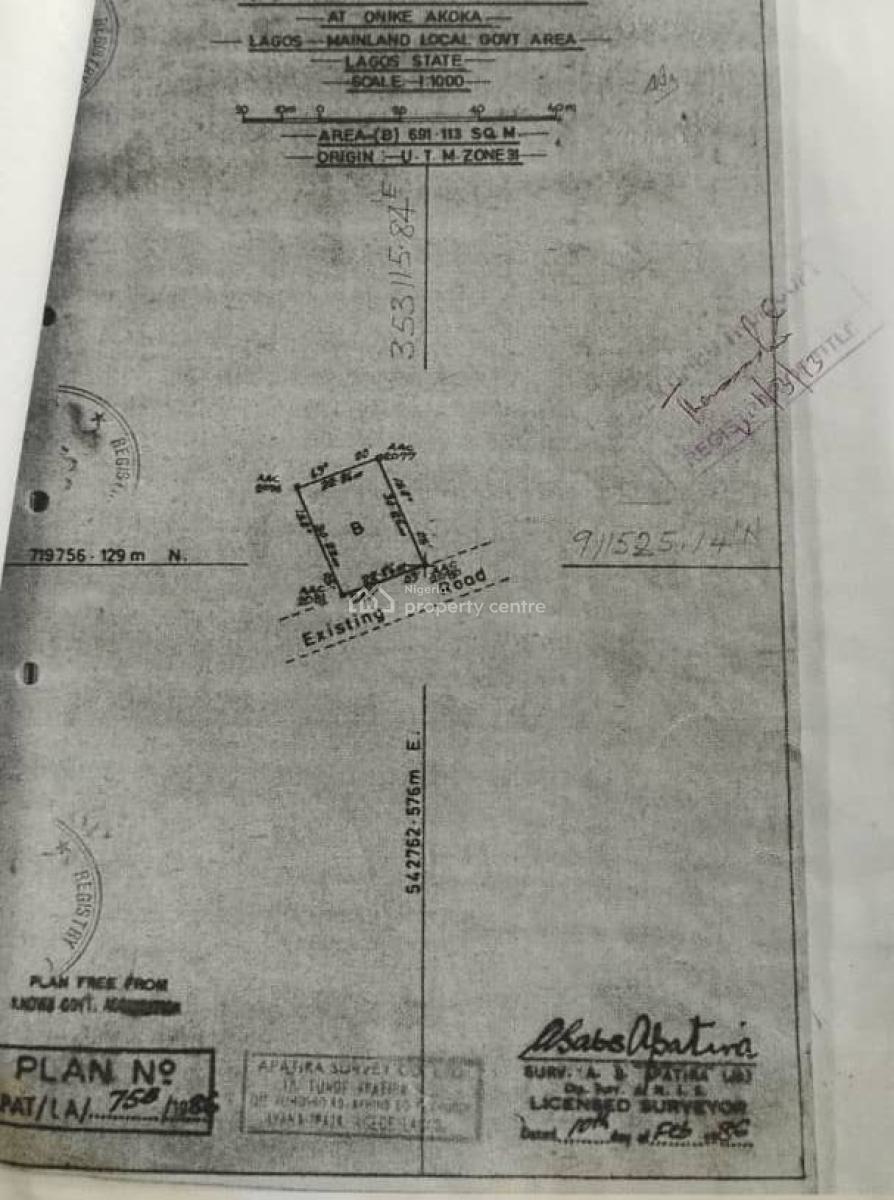 a Parcel of Land, Johnson Street, Onike, Yaba, Lagos, Land Joint Venture