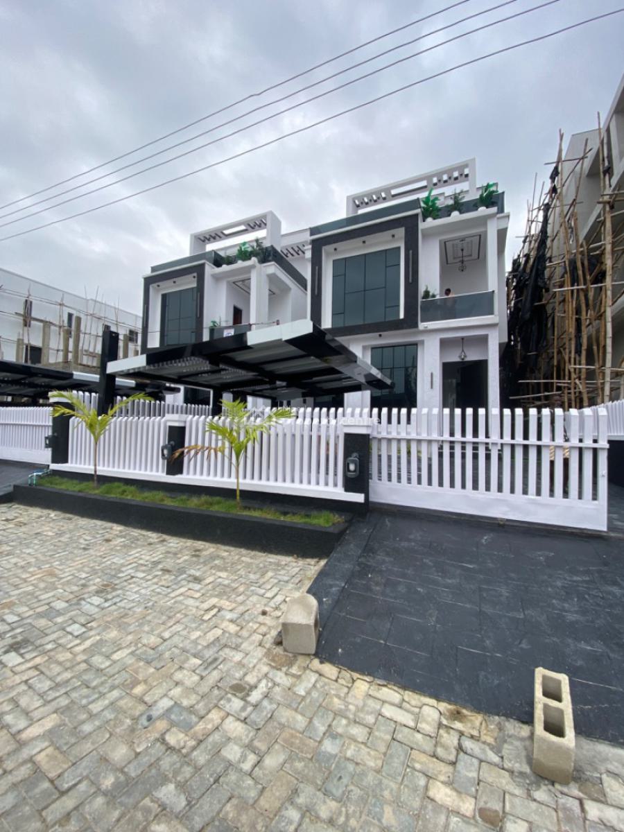 5 Bedroom Fully Detached Duplex with Bq,cinema,pool,kitchenette, Lekki County, Ikota, Lekki, Lagos, Detached Duplex for Sale