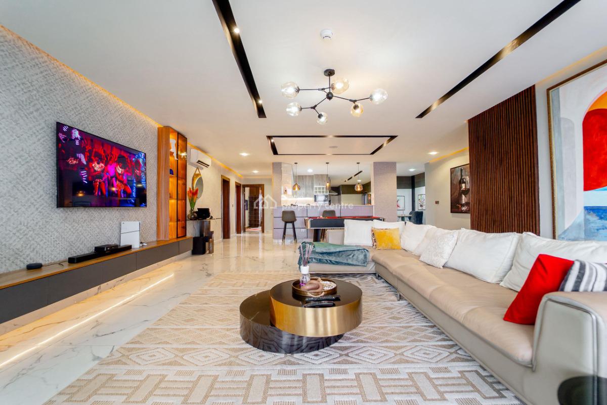 Waterfront 3-bedroom+swimming Pool+ps5+snooker, Lekki Phase 1, Lekki Phase 1, Lekki, Lagos, Flat / Apartment Short Let