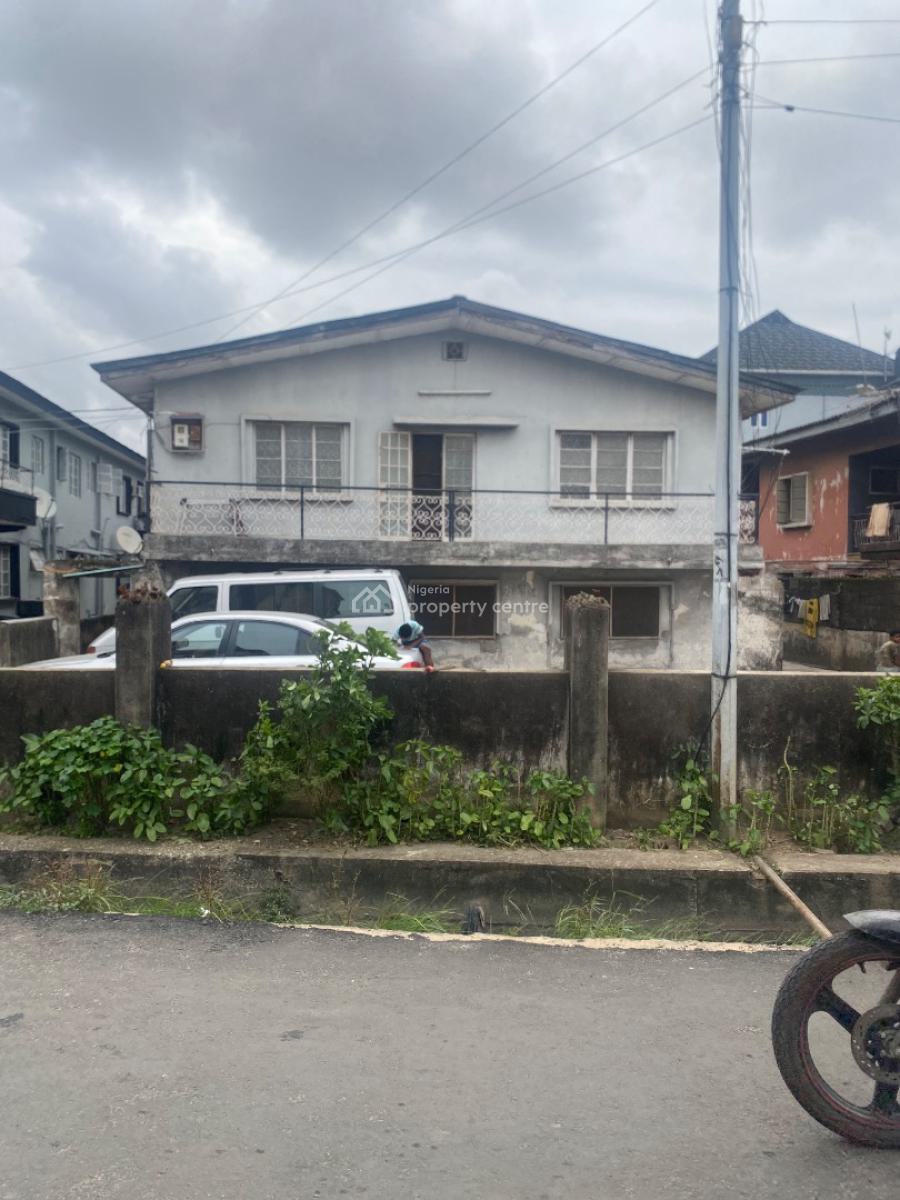 Dilapidated Story Building in Side a Tarrred Street Now Selling, Off Nnobi Left Via Agbonyin Avenue , Adelabu Masha Surulere, Masha, Surulere, Lagos, Block of Flats for Sale