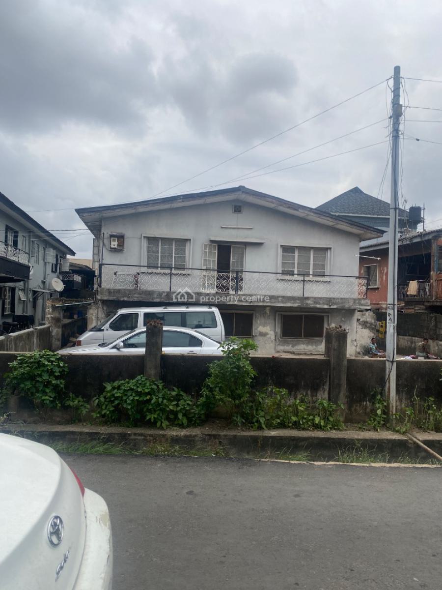 Dilapidated Story Building in Side a Tarrred Street Now Selling, Off Nnobi Left Via Agbonyin Avenue , Adelabu Masha Surulere, Masha, Surulere, Lagos, Block of Flats for Sale