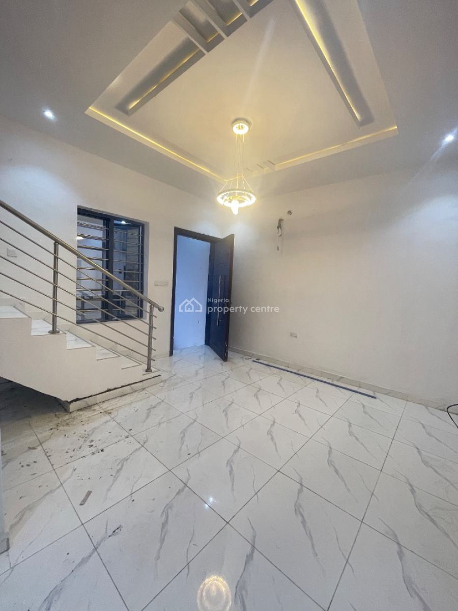 Standard Beautiful Brand New 3 Bedroom Duplex with Bq, Located Inside Good Estate,call to Enter and Clean Water, Sangotedo, Ajah, Lagos, Terraced Duplex for Rent